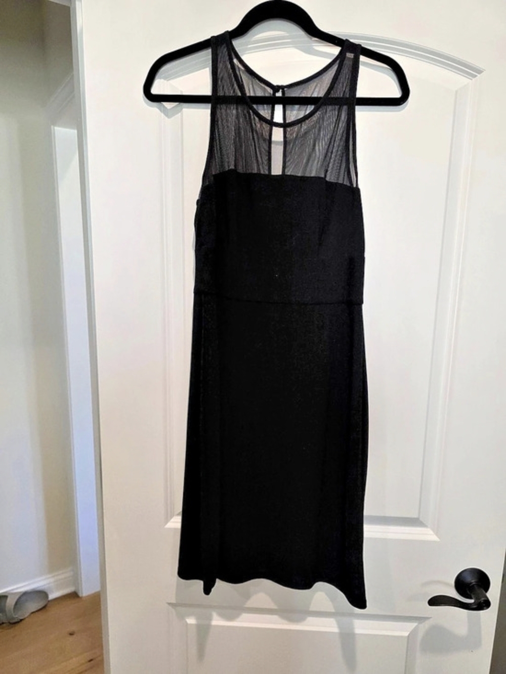White House Black Market Black Maxi Dress Size 8 Like New